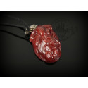 Wisiorek walentynkowy prezent anatomiczne serce - naszyjnik
