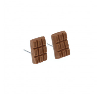 Kolczyki słodycze - czekoladki 15mm