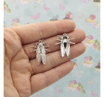 Kolczyki Cykady - biżuteria z owadami