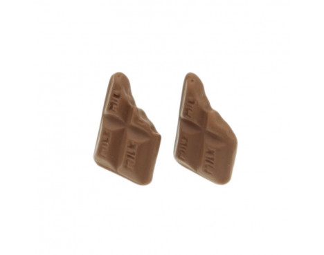 Kolczyki słodycze czekoladki 19mm - wtykane