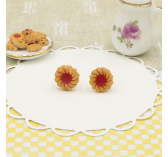 Kolczyki ciasteczka z marmoladą - Krafciarka