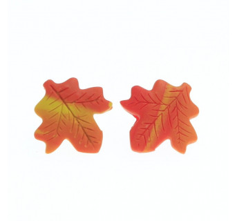 Kolczyki sztyfty liście klonu - piękne i modne dodatki - Krafciarka