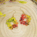 Kolczyki wiszące - jesienna łąka - kolekcja jesień 2021