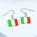 Kolczyki Flaga Włoch 