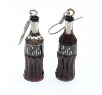 Kolczyki Cola - kolczyki butelki