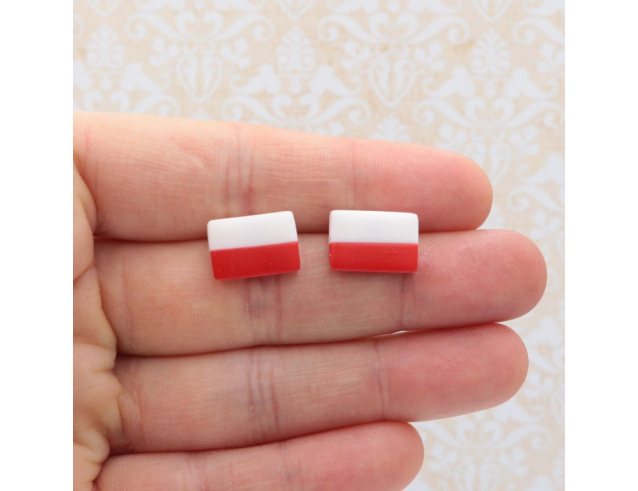 Kolczyki Polska - flagi