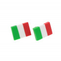 Kolczyki sztyfty Flaga Włoch