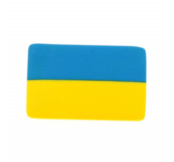 Broszka flaga Ukrainy STOP WAR przypinka - rękodzieło