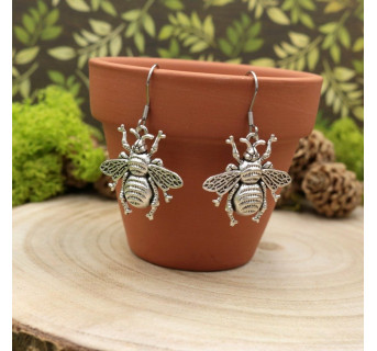 Kolczyki pszczoły - biżuteria owady - Krafciarka sklep internetowy