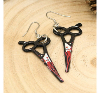 Kolczyki nożyczki - creepy earrings