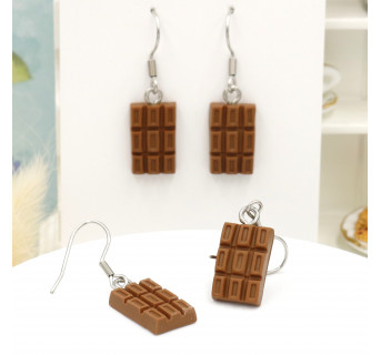Kolczyki czekoladki -  kolczyki słodycze - Sklep ze słodką biżuterią