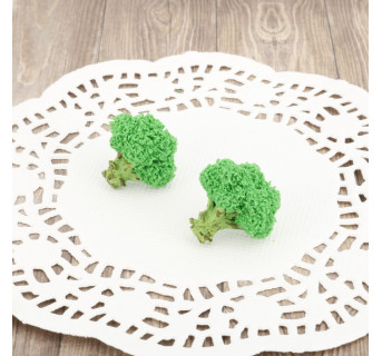 Brokuły - kolczyki wtykane