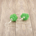 Brokuły - kolczyki wiszące