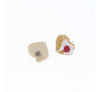 Kolczyki gofry, biżuteria w postaci miniatur jedzenia, wyjątkowe.