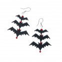 Kolczyki Nietoperze 38mm Halloween Gacek Batman