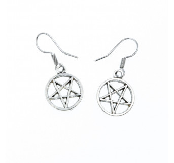 Pentagram kolczyki ✓ Kolczyki gotyckie - Pastel Goth sklep internetowy