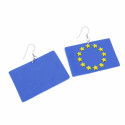 Flag europejska 29mm kolczyki wiszące