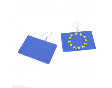Kolczyki Katarzyny Bosackiej - Flagi Uni Europejskiej