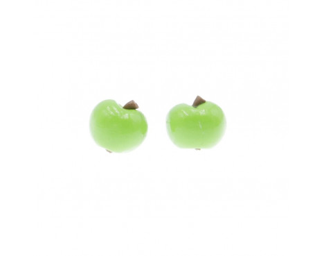 Kolczyki jabłka zielone