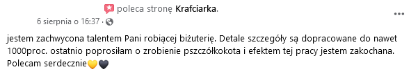 Opinia o sklepie Krafciarka